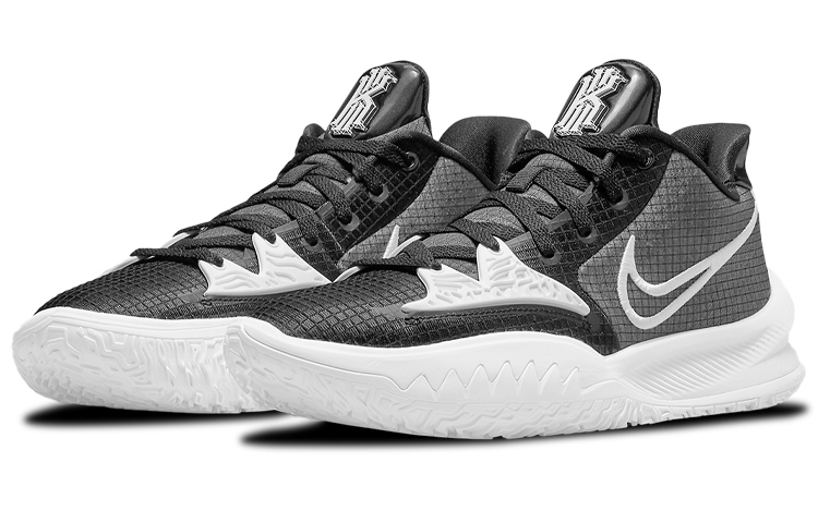 Кеды Nike Kyrie Low 4 TB "Black White" TPU (черная) — фото 3