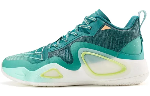 PEAK State Extreme Triangle 2.0 Mid top Basketball Shoes Men's Agate Green