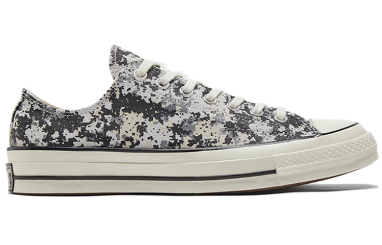 Кеды Converse 1970s ALL STAR Chuck 70 (черно-серый камуфляж) — Чёрный / серый — фото 2