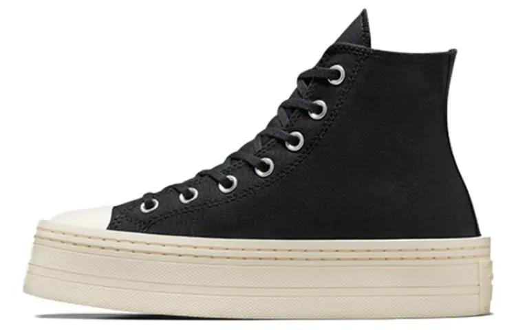 Converse Chuck Taylor All Star Modern Lift Platform Canvas 'Black Egret' Women's