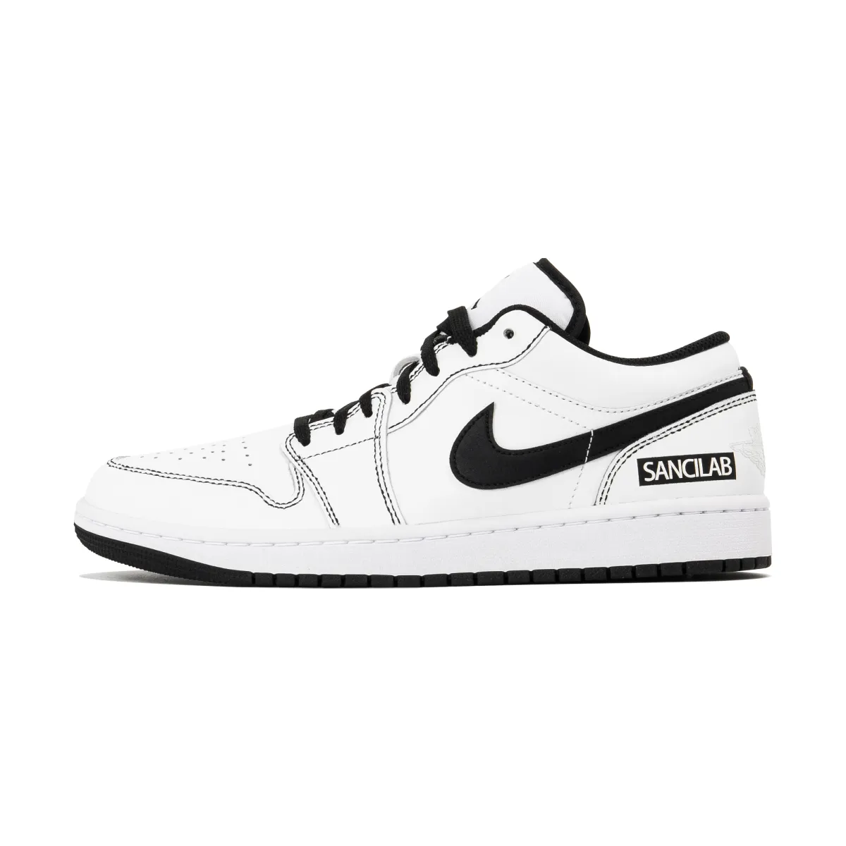 Jordan Air Jordan 1 Vintage Basketball Shoes Men's Low Top Black
