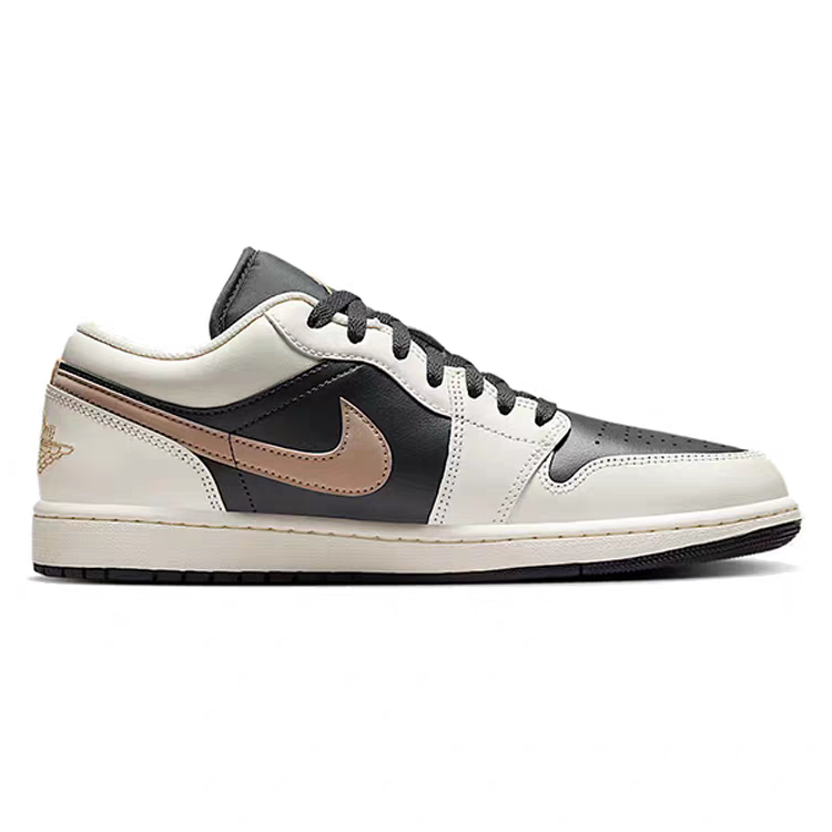 Jordan Air Jordan 1 Abrasion Resistant Low top Training Shoes Men’s Black