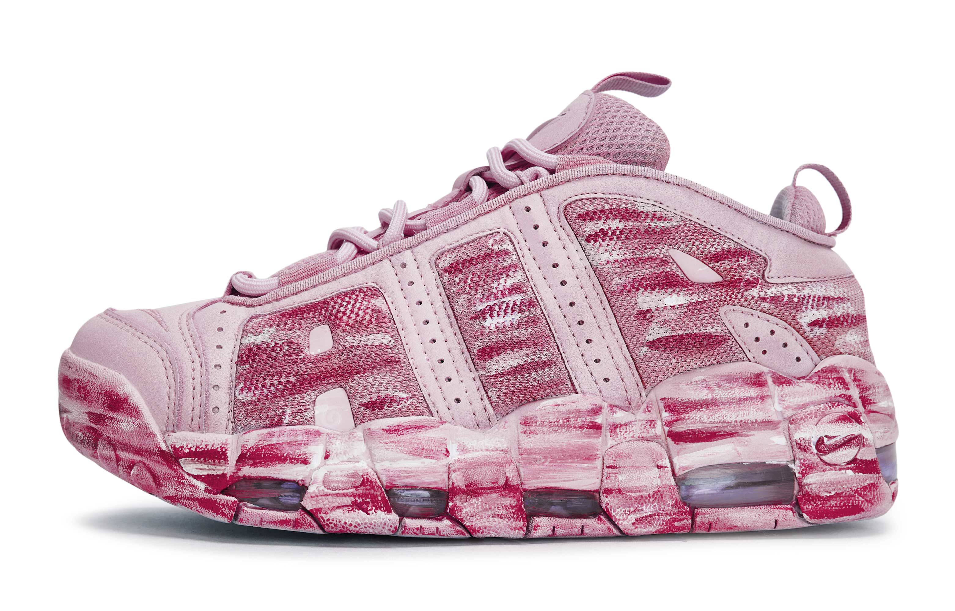 Nike Air More Uptempo Made In 811, Yunyi Nanshan Powder, Special Shoebox Abrasion Resistant Low top