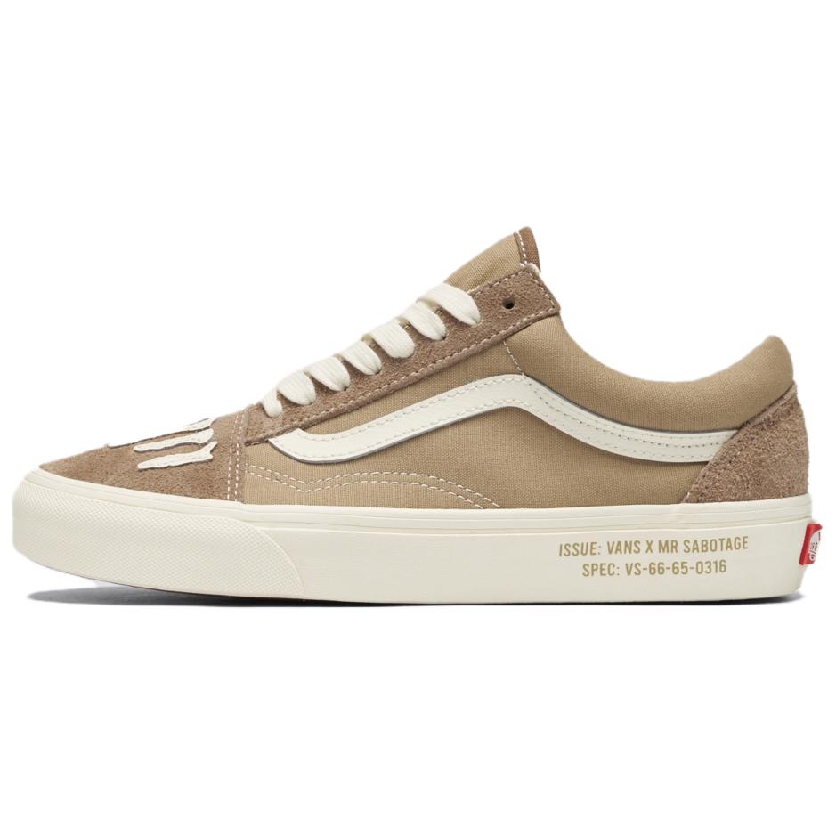 Asian Artist Collection - SBTG x Vans Style 36 Comfortable, fashionable, wear-resistant, low-top sneakers, same style for men and women, khaki color