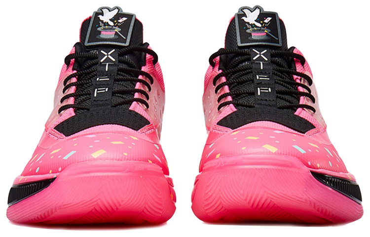 XTEP Levitation 4 Slip-Resistant Cushioning Wear-Resistant Low-Top Basketball Shoes Men’s