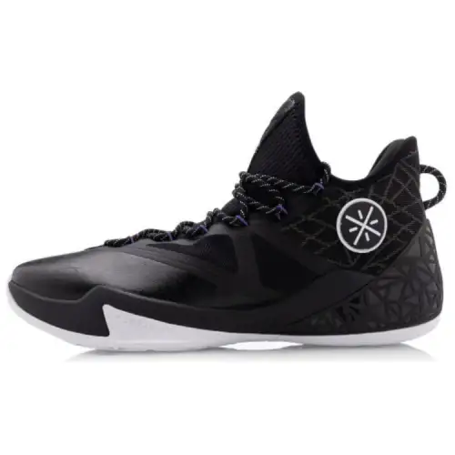 LiNing Wade Series Wade's Way 7 Fission TD Shock Absorbing Anti-Slip Wear-Resistant Lightweight Mid-top Practical Basketball Shoes Men's Black
