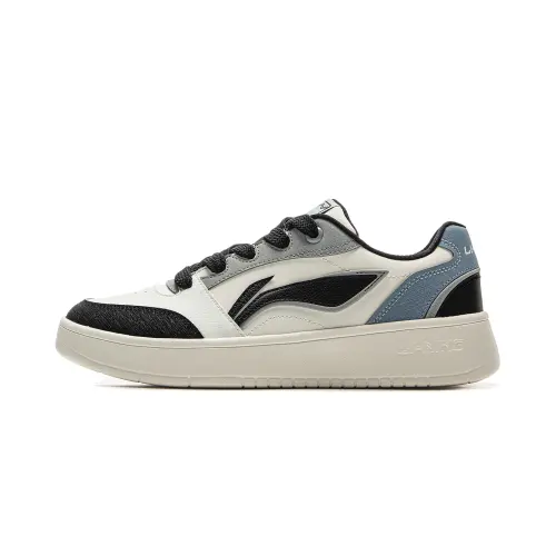 Li Ning Sycee V3 Low top Skateboard Shoes Men's Beige White Black
