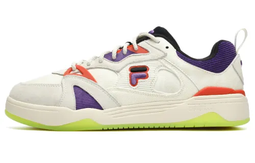 FILA FUSION Smash Pack Low top Skateboard Shoes Women's White Purple