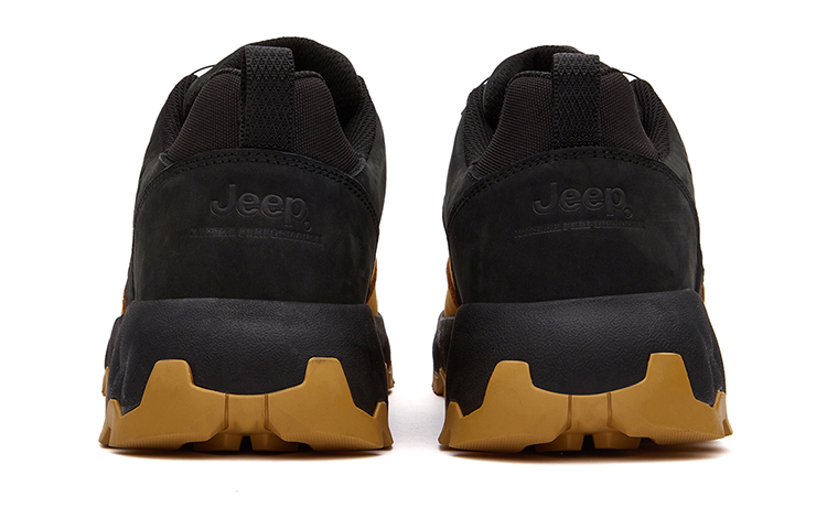 Jeep Cushioning, Wear Resistant Low top Outdoor Shoes Men’s Black Yellow