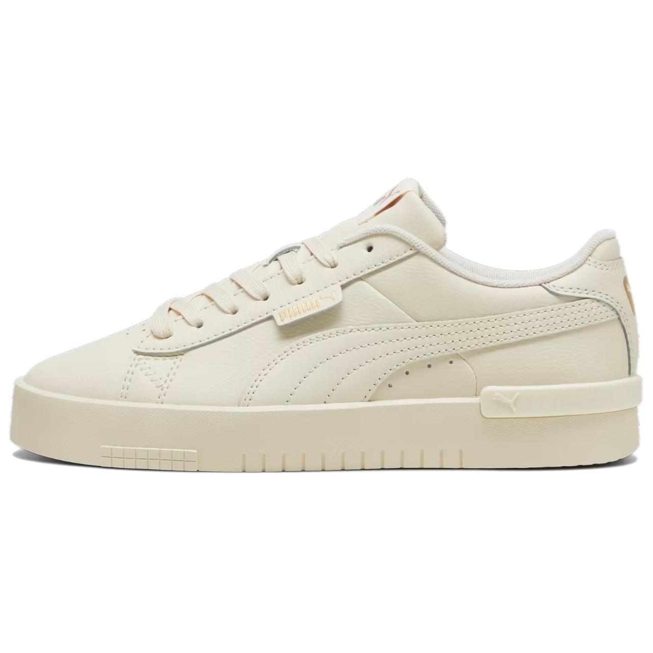 PUMA Jada Comfortable And Lightweight Low top Skateboard Shoes Unisex Ecru