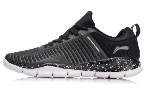 Li Ning Training Shoes Men's Low Top Black