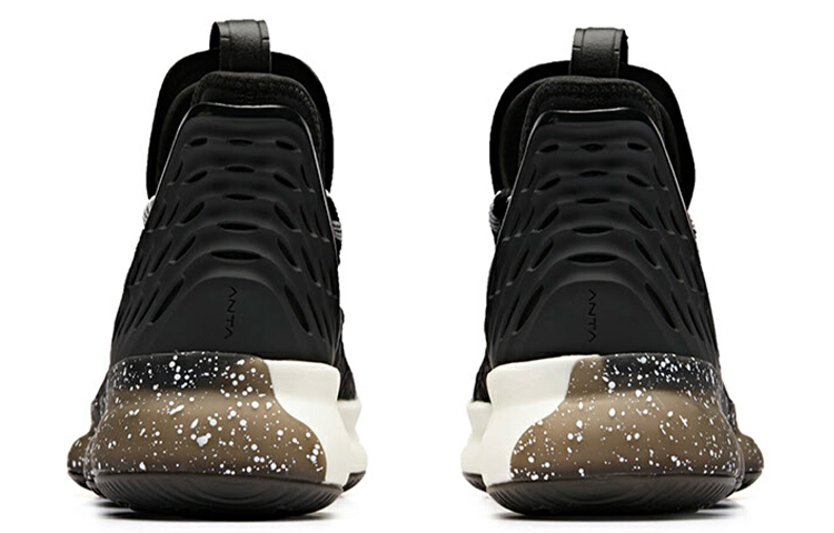 Anta Sky 2 Cushioning Slip Resistant Abrasion Resistant Low top Basketball Shoes Men's Black White