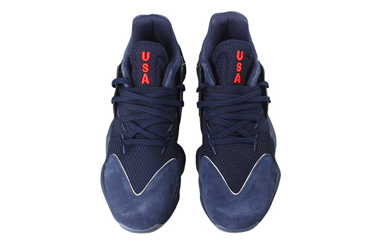 Мужские кроссовки adidas Harden Vol. 4 Gca USA (темно-синий) — Тёмно-синий — фото 4
