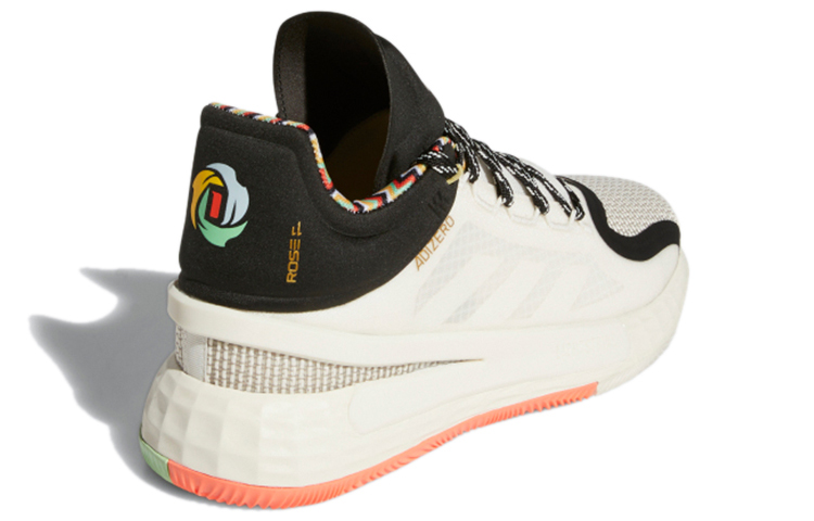 Мужские кроссовки adidas D Rose 11 (розово-белые) — фото 4