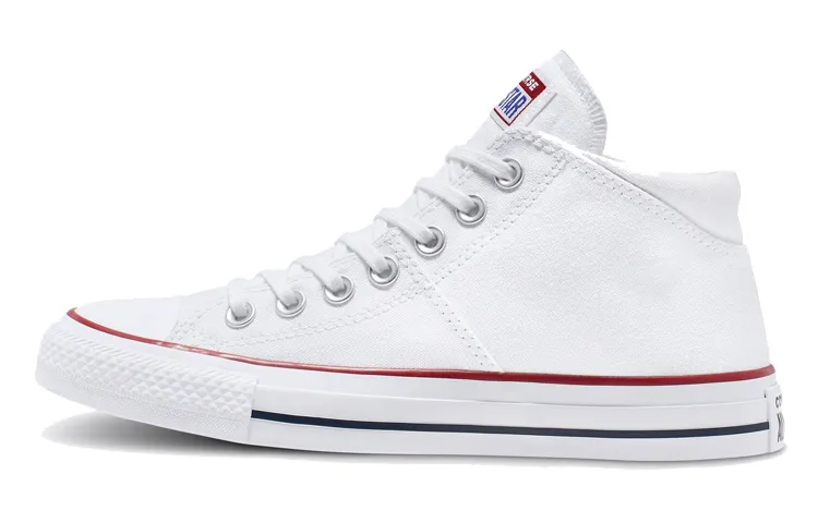 Converse Chuck Taylor All Star Madison Mid Classic And Versatile Lightweight Mid top Canvas Shoes Women's Pure White