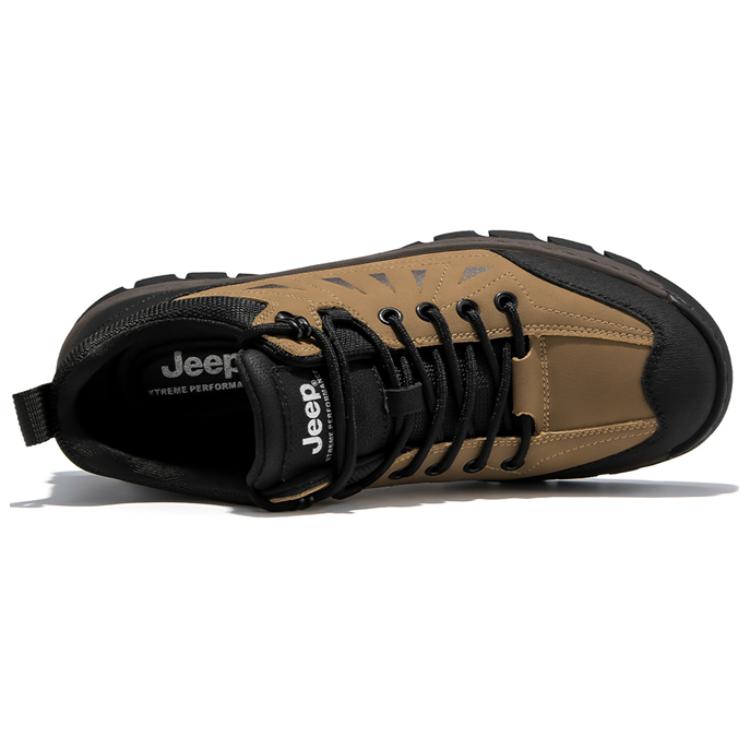 Jeep Abrasion Resistant Low top Mountaineering Shoes Men’s Earth Yellow