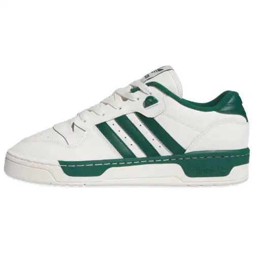 Adidas Originals Rivalry Slip Resistant Abrasion Resistant Low top Skateboard Shoes Unisex White Green