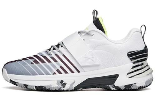 Anta Hengsao3 Slip Resistant Abrasion Resistant Low top Basketball Shoes Men's Carbon Gray