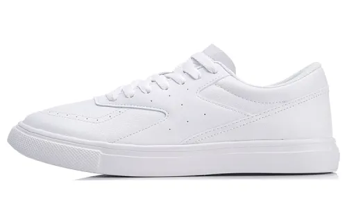 Li Ning Synthetic Leather Casual Cushioning Slip Resistant Abrasion Resistant Breathable Lightweight Low top