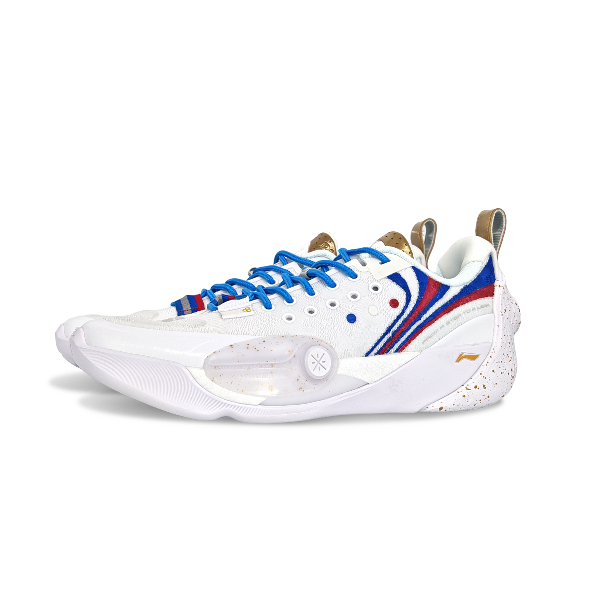 Li Ning All City 13 Basketball Shoes Men’s Low Top Blue, Red