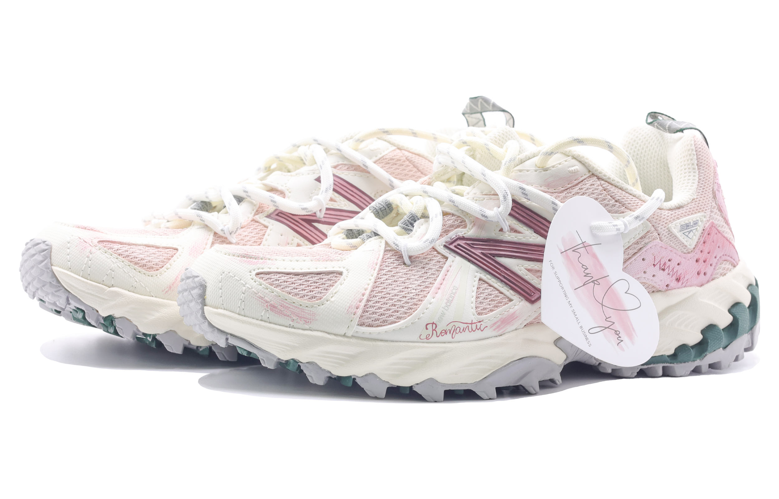 New Balance 610T Sweet Love Abrasion Resistant Low top Mountaineering Hiking Shoes Unisex Pink White