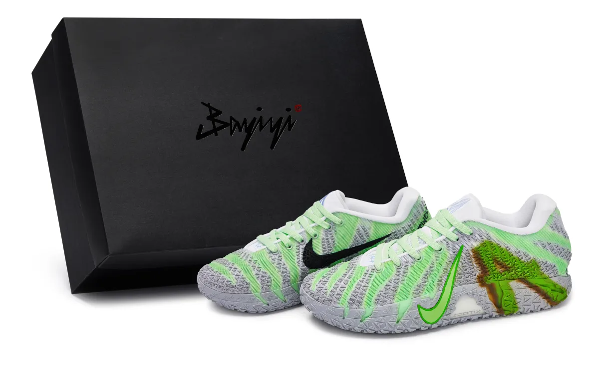 Nike Ja 3 811 Manufacturing, Guacamole, Special Shoe Box Cushioning Low top Basketball Shoes Unisex Black Green Brown