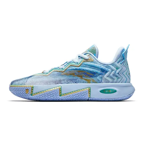 Anta KAI 2 Irving II Clay Nitrogen Technology Professional Practical Shock Absorption Wear Resistance Rebound Low Top Midfoot Carbon Plate Basketball Shoes Men's Blue