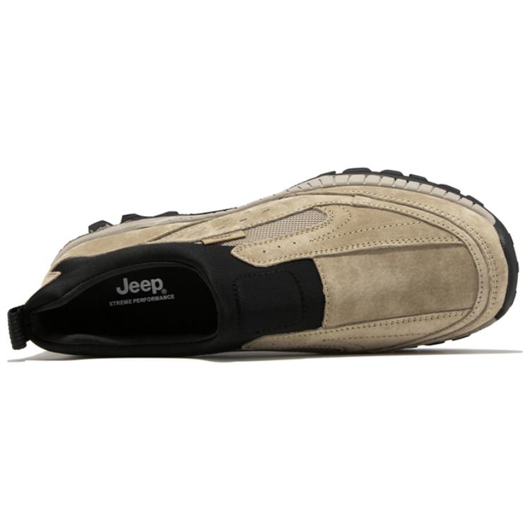 Jeep Abrasion Resistant Low top Hiking Shoes Men’s Khaki