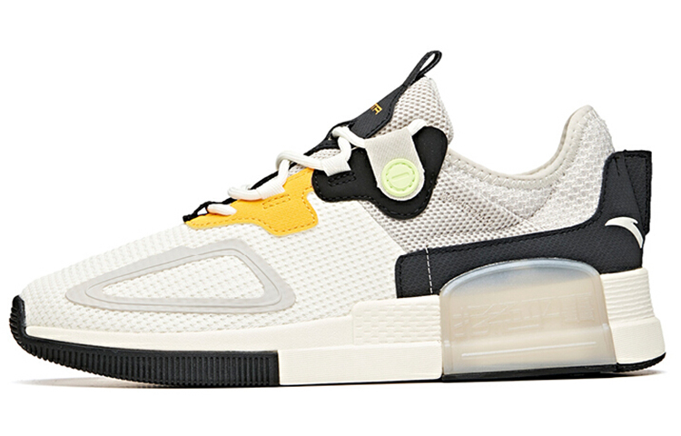 Anta Low top Skateboard Shoes Men's White Gray Black