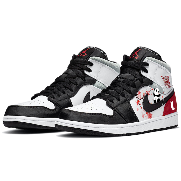 Jordan Air Jordan 1 Vintage Basketball Shoes Men’s Mid Top Red/White