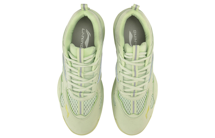 Li Ning XinSheng Synthetic Leather, Textile Breathable And Lightweight Low top Vintage Basketball Shoes Unisex