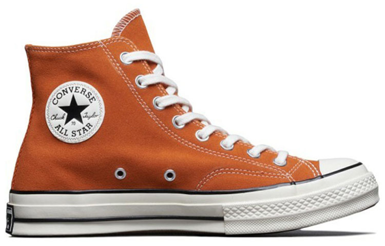Кеды Converse Chuck 70 (оранжево-белые) — фото 2