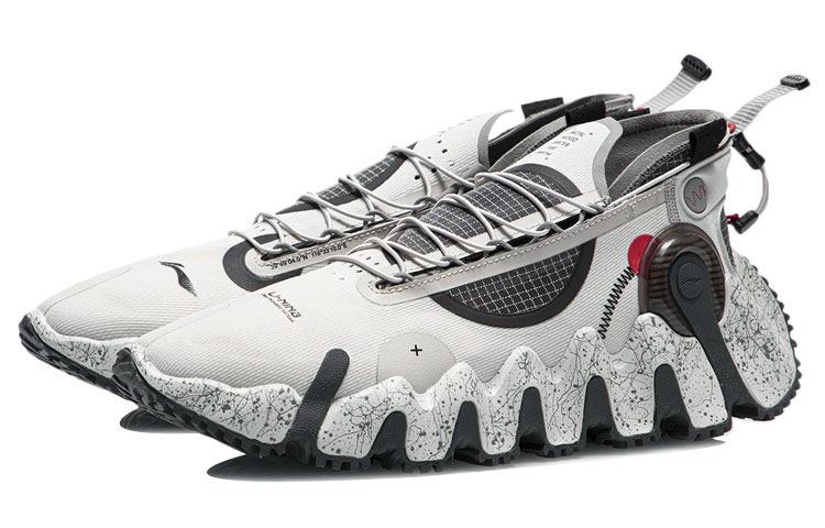 Li Ning Wu Xing 2 21 Spring Summer Paris Fashion Week Collection Mesh, Textile, Synthetic Leather Casual