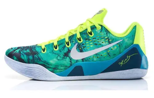 Nike Kobe 9 EM Low Easter Kobe 9 Easter Comfortable Shock Absorbing and Anti-slip Low Top Basketball Shoes Men's Green