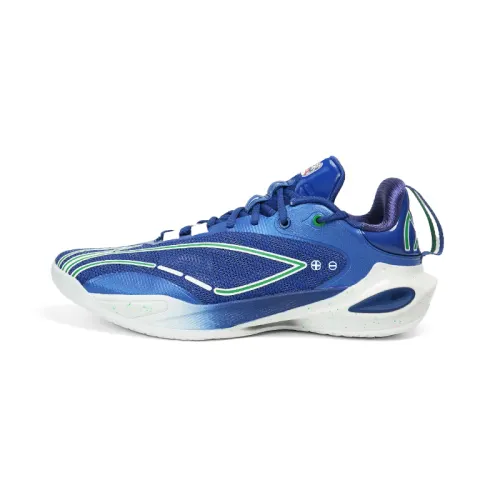 Li Ning Speed 11 Basketball Shoes Men's Low Top Blue