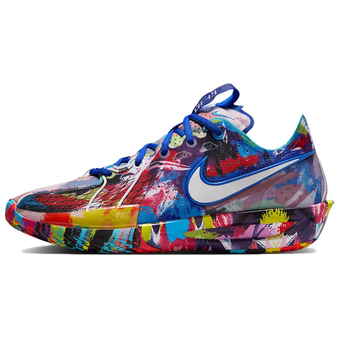 Jewel Lloyd x Nike G.T. Cut 3 Slip Resistant Abrasion Resistant Low top Basketball Shoes Unisex Blue Red