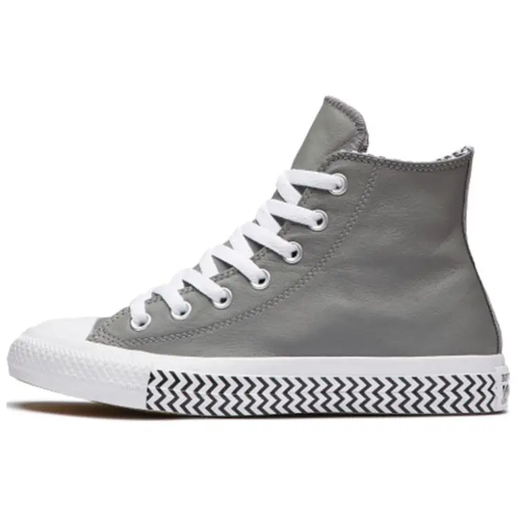 Converse Chuck Taylor All Star High Top Leather Grey White Women's