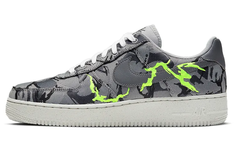 Nike Air Force 1 Low '07 Lx Light Smoke Grey Camo Embroidery