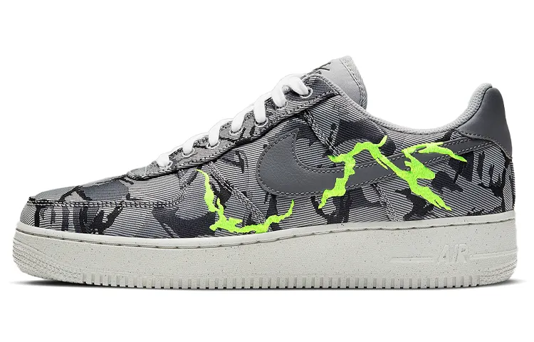 Nike Air Force 1 Low '07 Lx Light Smoke Grey Camo Embroidery