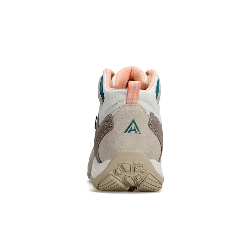 HUMTTO Cushioning Slip Resistant Support Rebound High top Mountaineering Shoes Women’s Beige