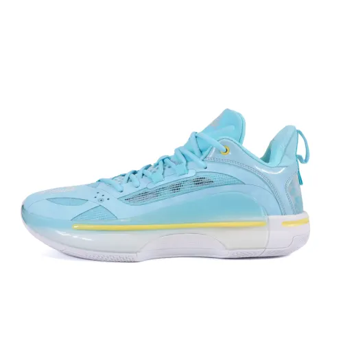 PEAK Flash 5 Textile, Synthetic Leather Cushioning Breathable Coverage Low top Basketball Shoes Men's Blue