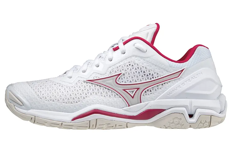 Mizuno Training Shoes Women's Low Top White/Red
