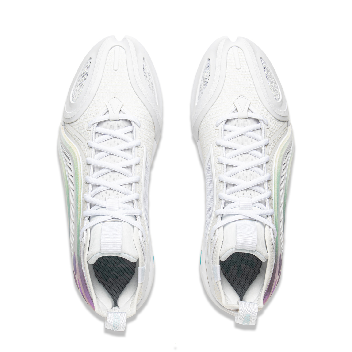 Li Ning Cushioning Slip Resistant Abrasion Resistant Breathable Rebound Grip Mid top Outdoor Basketball Shoes Men’s