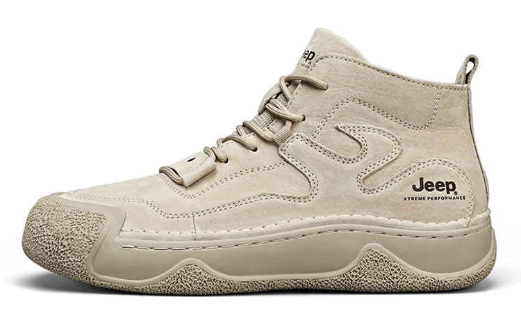 Jeep Wear resistant And Lightweight Mid top Outdoor Shoes Men’s Sand