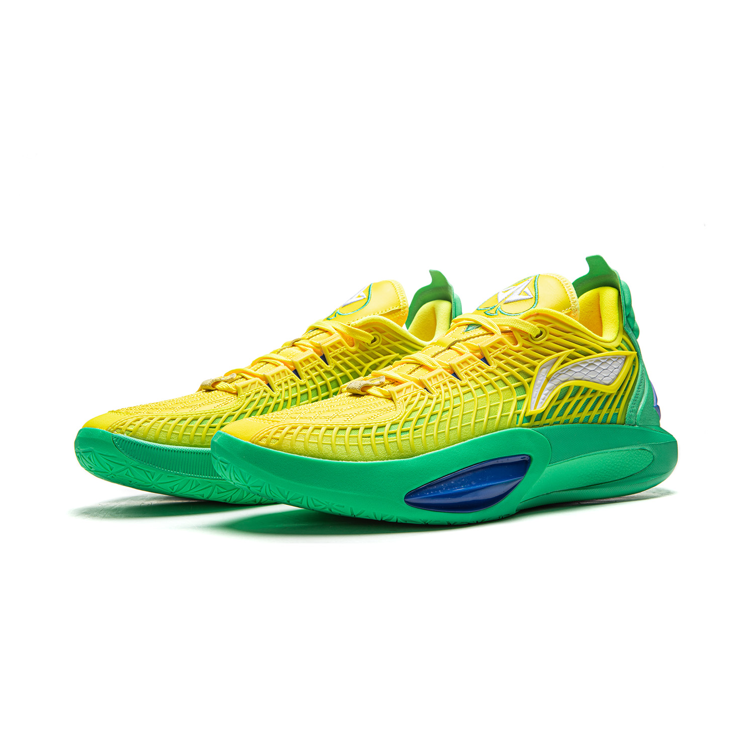 Li Ning JB3 Coverage Anti Rollover Low top Basketball Shoes Men’s Yellow Green