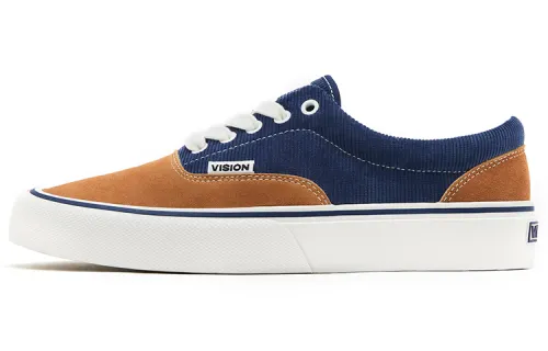 Vision Street Wear Trainers Plus Low top Skateboard Shoes Unisex Navy Blue