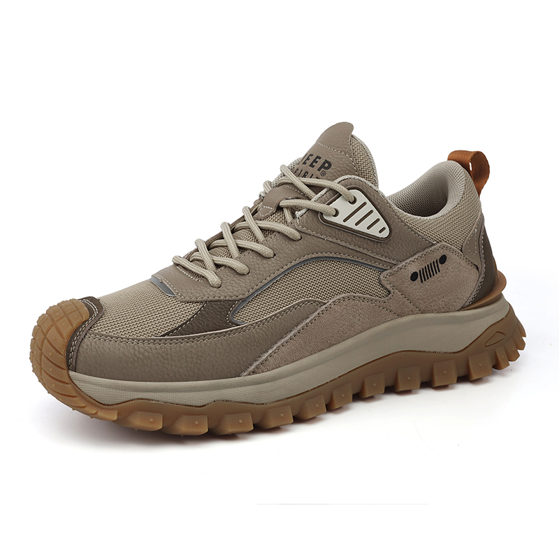 JEEP SPIRIT Low top Hiking Shoes Men’s Natural Deer