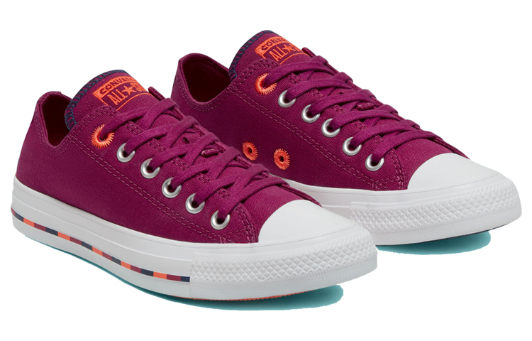 Женские кеды Converse Chuck Taylor All Star Violet Sneakers (фиолетовые) — фото 3