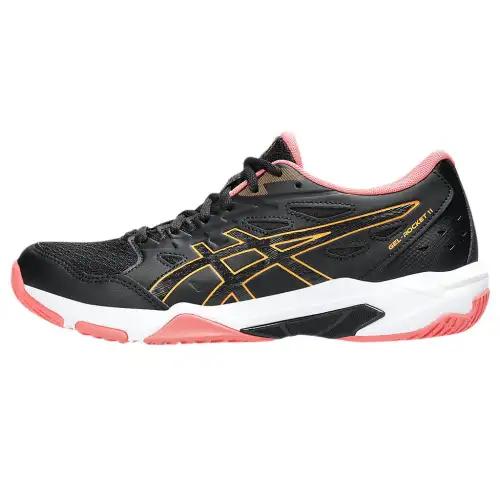ASICS Gel Rocket 11 Black Orange Pop Women's