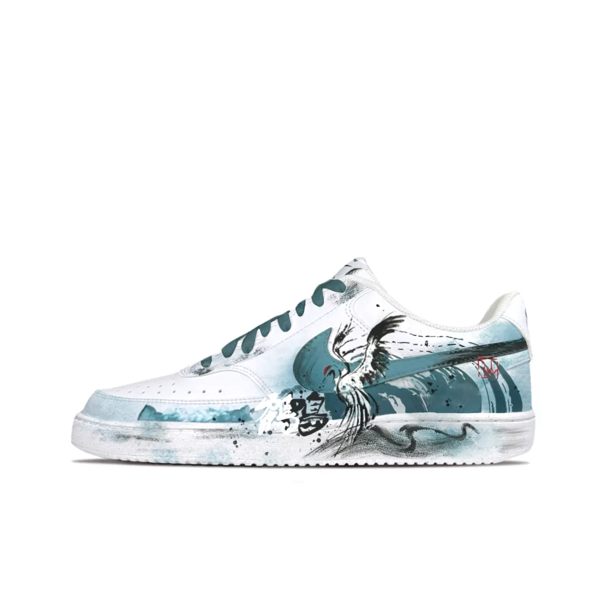 Nike Court Vision 1 Skate Shoes Unisex Low-top Azure
